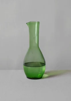 Glass|Tableware-TOAST Moroccan Glass Carafe Green