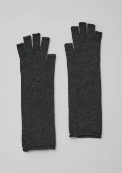 Hats, Scarves & Gloves-TOAST Nishiguchi Kutsushita Merino Tipless Gloves Anthracite