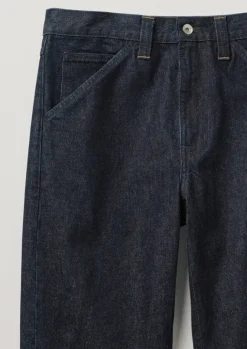 Denim|Workwear-TOAST Norv Organic Cotton Tapered Jeans DarkIndigo
