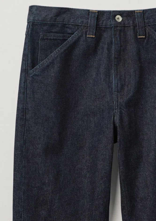 Denim|Workwear-TOAST Norv Organic Cotton Tapered Jeans DarkIndigo