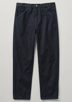 Denim|Workwear-TOAST Norv Organic Cotton Tapered Jeans DarkIndigo