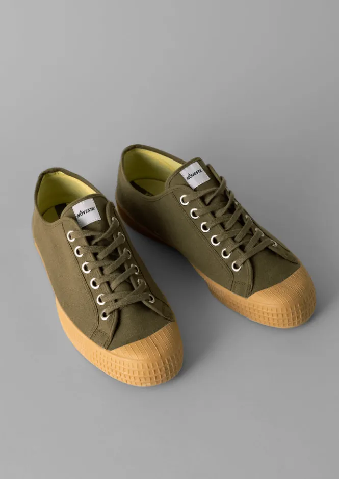 Trainers & Plimsolls-TOAST Novesta Star Master Trainers Olive