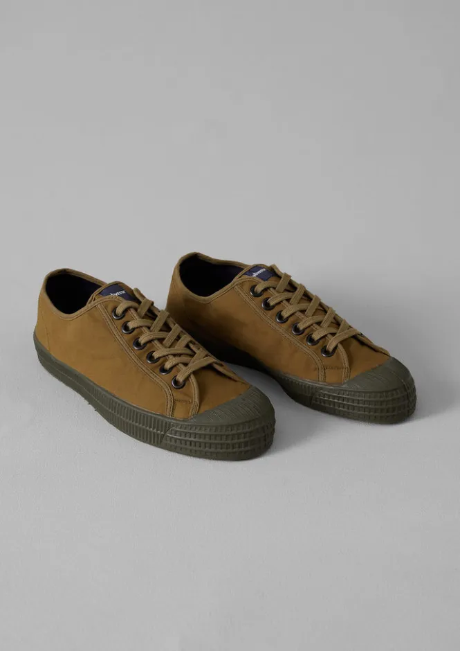Trainers & Plimsolls-TOAST Novesta Star Master Waxed Cotton Trainers Bark