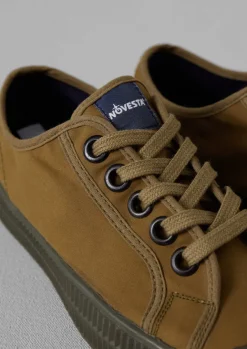 Trainers & Plimsolls-TOAST Novesta Star Master Waxed Cotton Plimsolls Bark