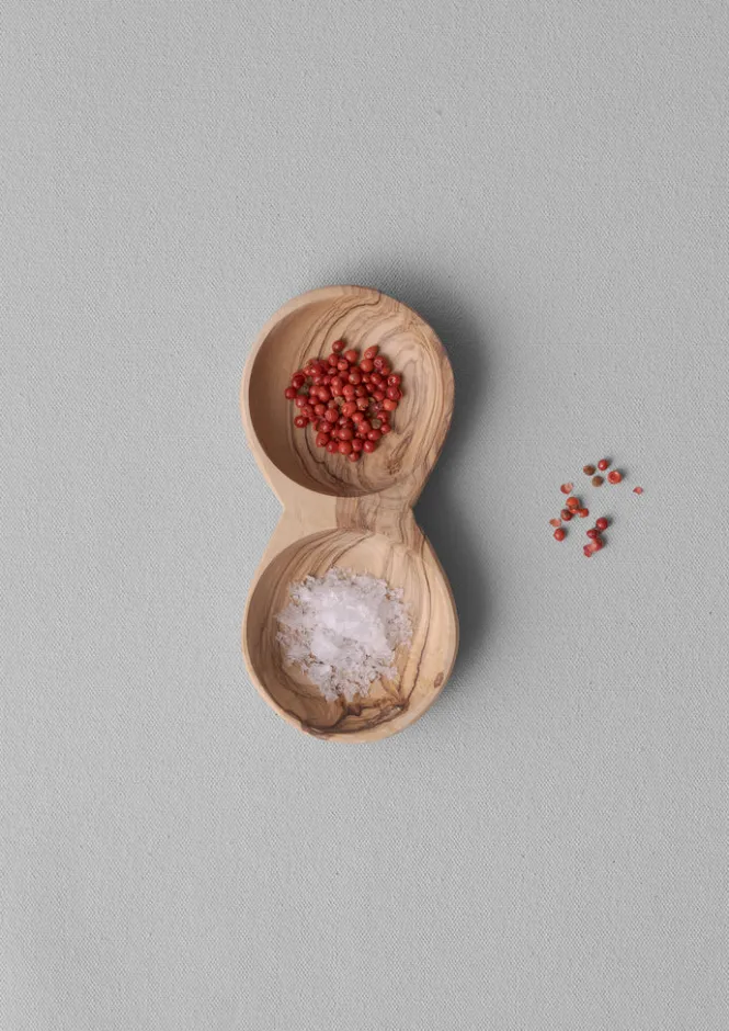 Tableware-TOAST Olive Wood Seasoning Pinch Pot NaturalWood