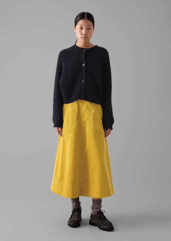 Cord|Workwear-TOAST Organic Cord A Line Skirt Heliodor