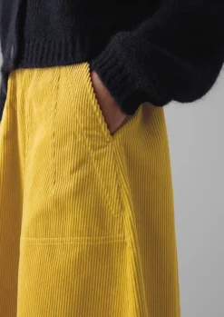 Cord|Workwear-TOAST Organic Cord A Line Skirt Heliodor