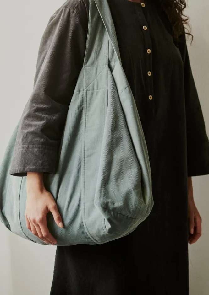 Bags & Belts|Bags & Belts-TOAST Organic Cord Lounge Bag DustyBlue