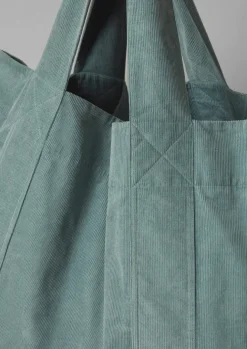 Bags & Belts|Bags & Belts-TOAST Organic Cord Lounge Bag DustyBlue