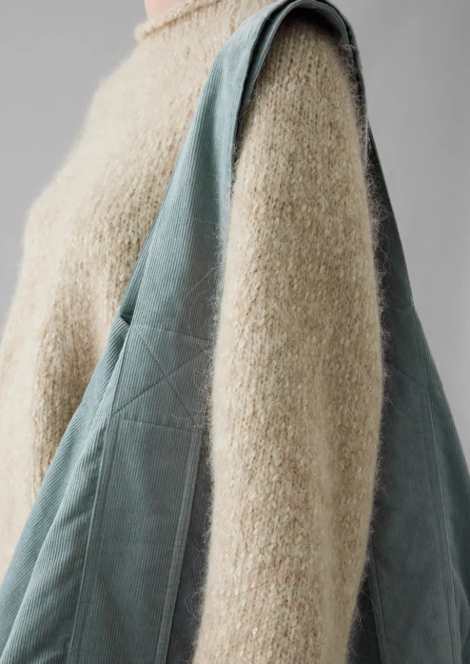 Bags & Belts|Bags & Belts-TOAST Organic Cord Lounge Bag DustyBlue