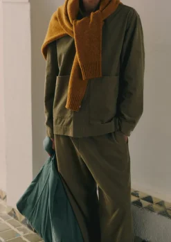 Bags & Belts|Bags & Belts-TOAST Organic Cord Lounge Bag DustyBlue