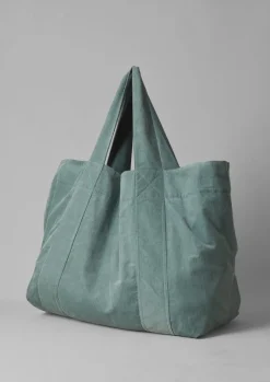 Bags & Belts|Bags & Belts-TOAST Organic Cord Lounge Bag DustyBlue