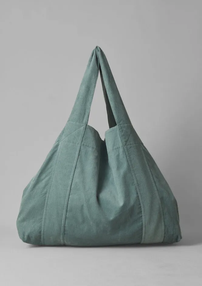 Bags & Belts|Bags & Belts-TOAST Organic Cord Lounge Bag DustyBlue
