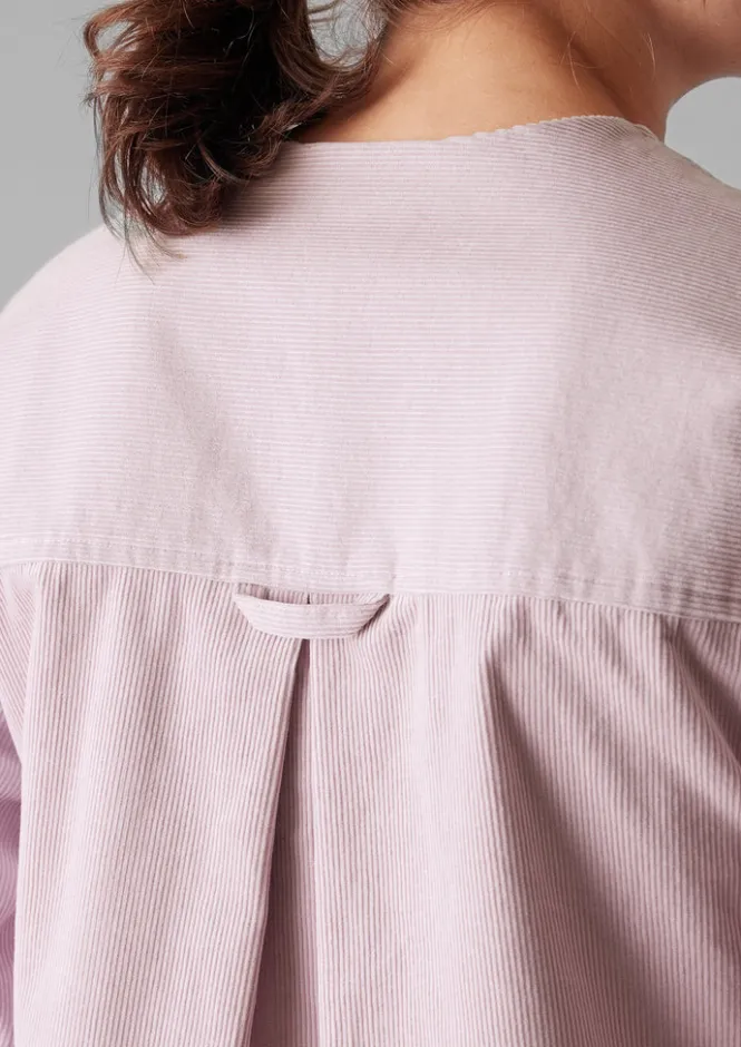 Cord|Loungewear-TOAST Organic Cord Patch Pocket Shirt WoodLilac