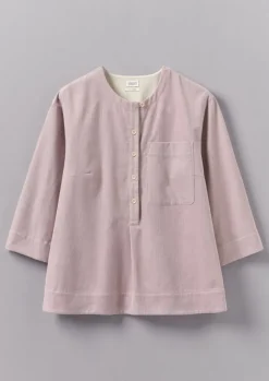 Cord|Loungewear-TOAST Organic Cord Patch Pocket Shirt WoodLilac
