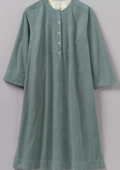 Cord|Loungewear-TOAST Organic Cord Tunic Dress DustyBlue