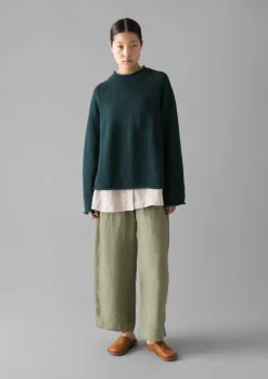 Linen|Jersey-TOAST Organic Cotton Linen Easy Sweater Puck