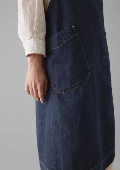 Outdoor|Aprons & Tea Towels-TOAST Organic Denim Cross Back Apron Indigo