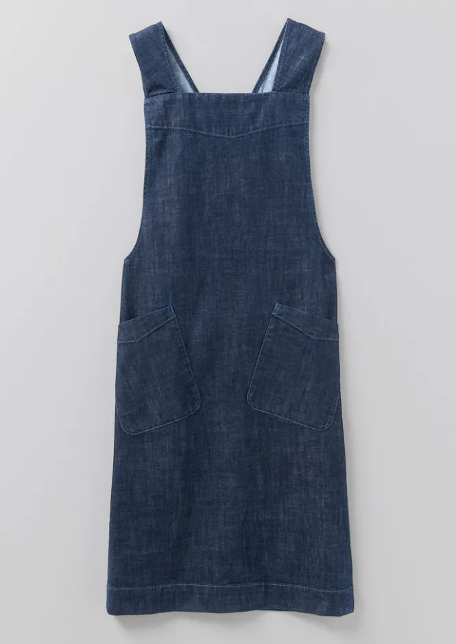 Outdoor|Aprons & Tea Towels-TOAST Organic Denim Cross Back Apron Indigo