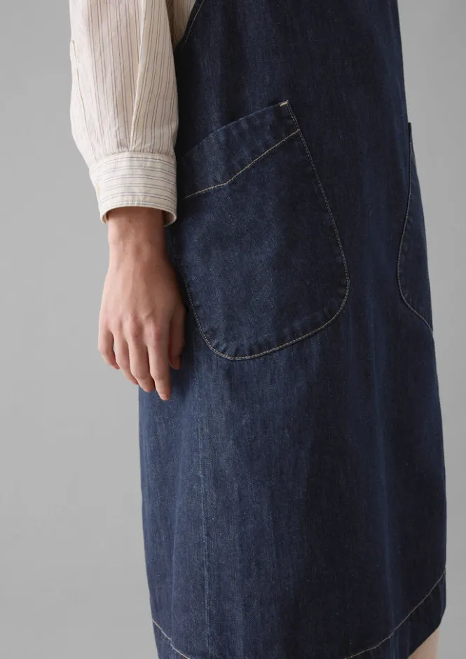 Outdoor|Aprons & Tea Towels-TOAST Organic Denim Cross Back Apron Indigo