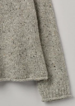 Knitwear-TOAST Orla Donegal Wool Sweater Mist