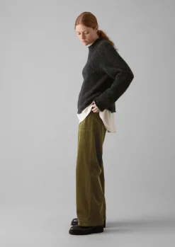 Knitwear-TOAST Orla Donegal Wool Sweater Galaxy