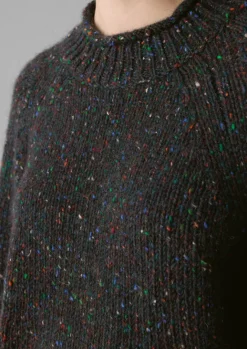 Knitwear-TOAST Orla Donegal Wool Sweater Galaxy