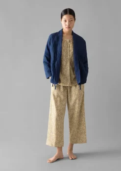 Gowns|Nightwear-TOAST Overdyed Repurposed Kantha Jacket ProvenceBlue