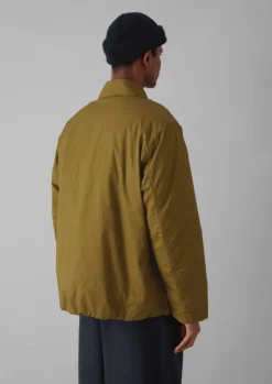 Coats & Jackets-TOAST Padded Stand Collar Jacket WoodlandGreen