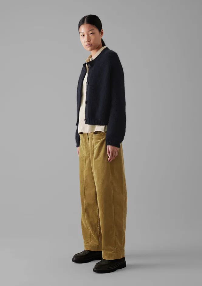 Cord|Workwear-TOAST Panelled Organic Cord Trousers GoldenSand