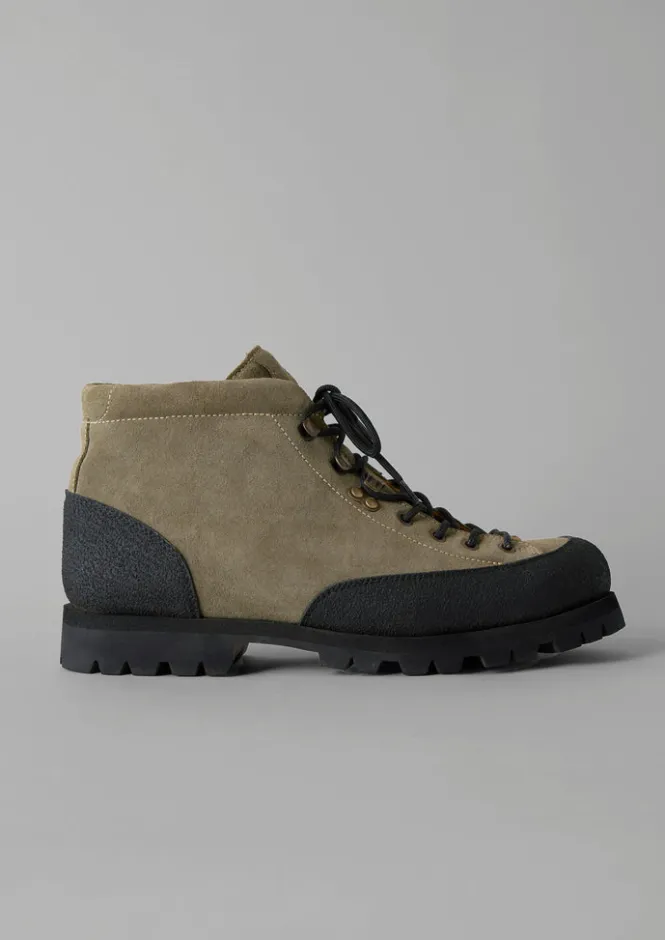 Boots-TOAST Paraboot Yosemite Suede Boots Olive