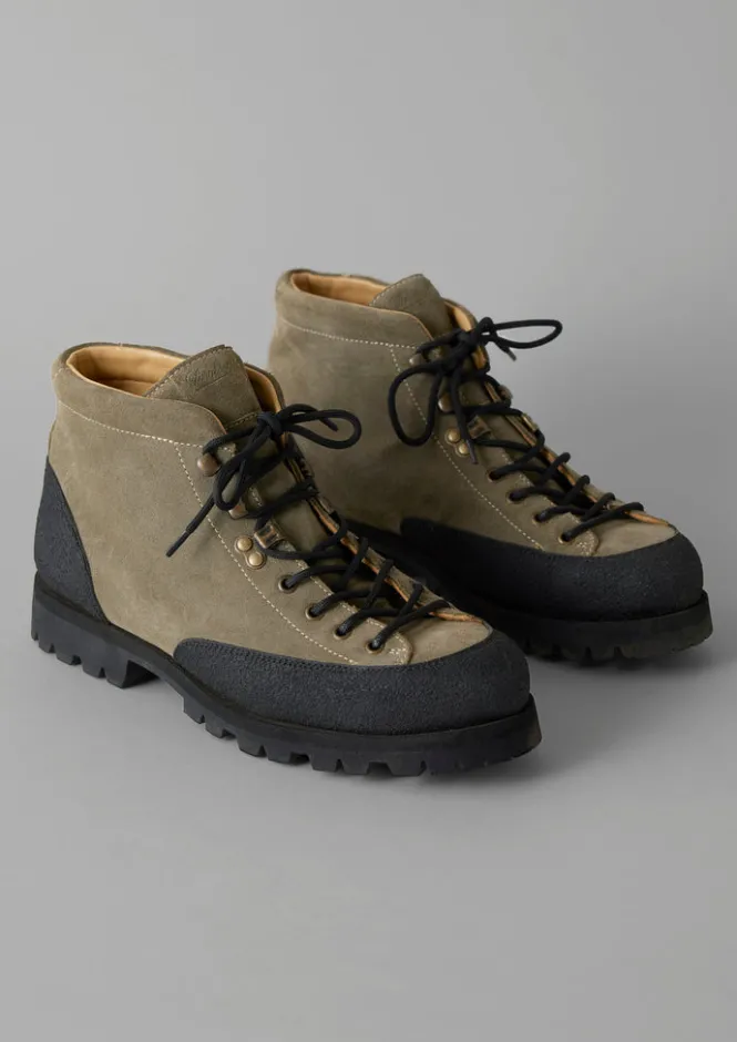 Boots-TOAST Paraboot Yosemite Suede Boots Olive