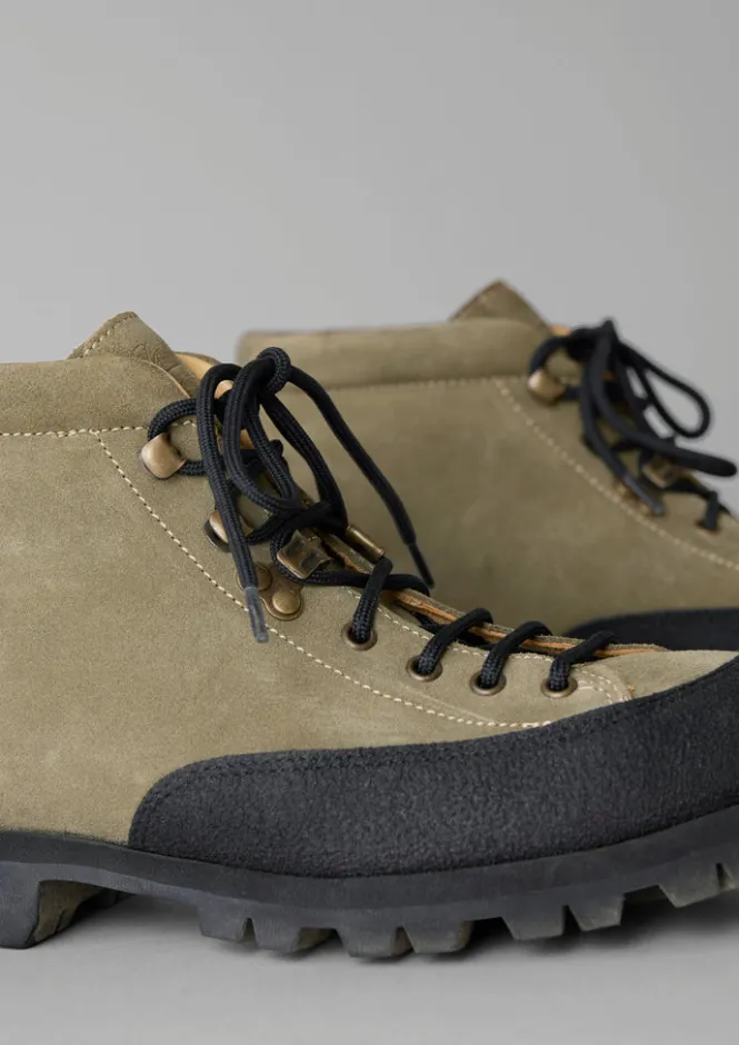 Boots-TOAST Paraboot Yosemite Suede Boots Olive