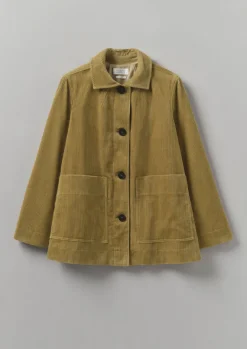 Cord|Workwear-TOAST Patch Pocket Organic Cord Jacket GoldenSand