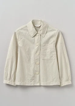 Shirts|Tops & Tees-TOAST Patch Pocket Stripe Organic Cotton Shirt SunwashedBlue