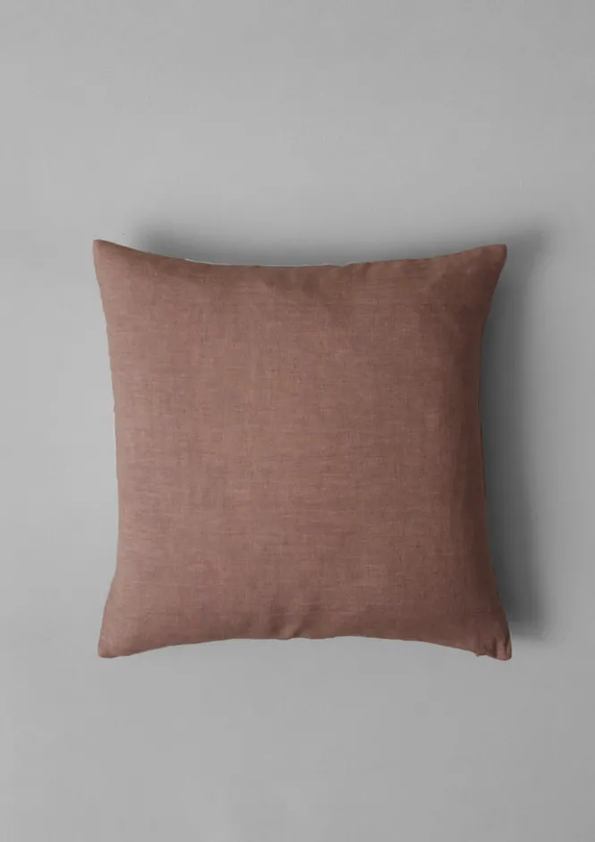 Textiles|Cushions & Covers-TOAST Patchwork Linen Cushion Cover Sand/Hellebore