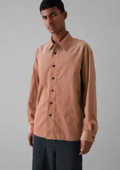 Cord|Shirts-TOAST Point Collar Organic Cord Shirt RoseQuartz