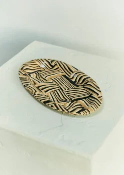 Decorative Pieces|Ceramics-TOAST Polly Liu Platter Plate BrownMulti