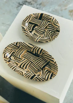 Decorative Pieces|Ceramics-TOAST Polly Liu Side Plate BrownMulti