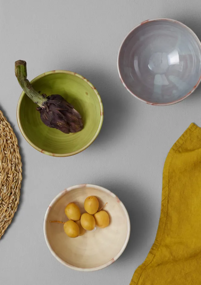 Ceramics-TOAST Poterie Barbotine Breakfast Bowl Opaline