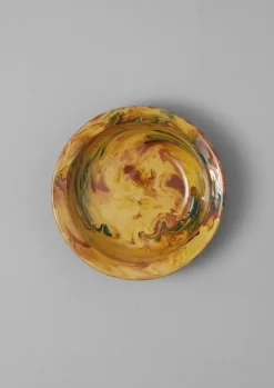 Ceramics-TOAST Poterie Barbotine Marbled Dish Honey