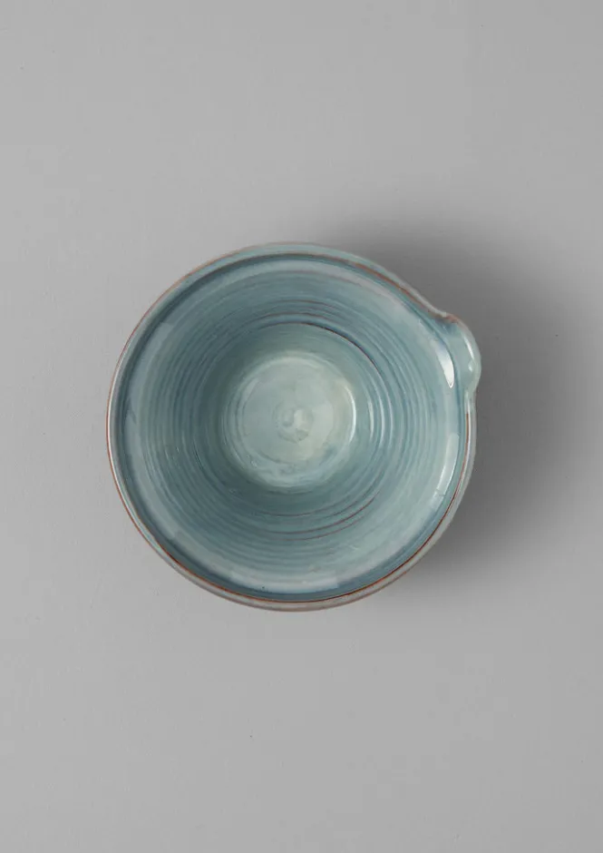 Ceramics-TOAST Poterie Barbotine Pouring Bowl Opaline/Terracotta