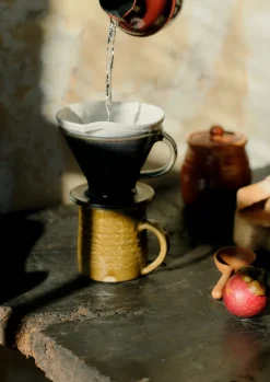 Ceramics|Kitchen-TOAST Pottery West Pour Over Coffee Set Slate