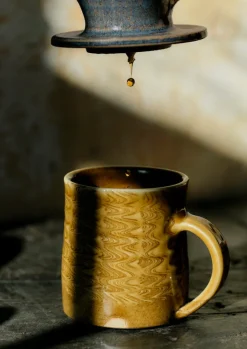 Ceramics|Kitchen-TOAST Pottery West Pour Over Coffee Set Slate