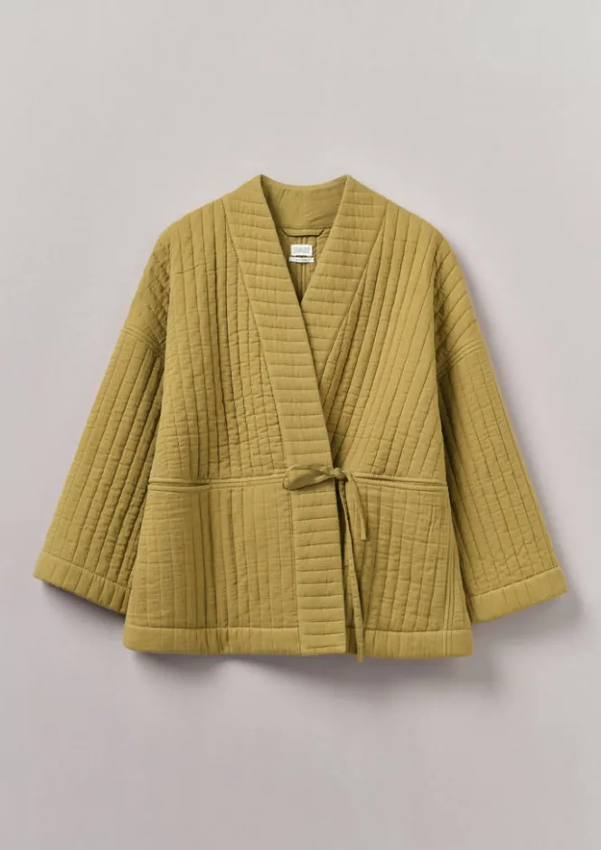 Gowns|Nightwear-TOAST Quilted Cotton Gown SoftOlive
