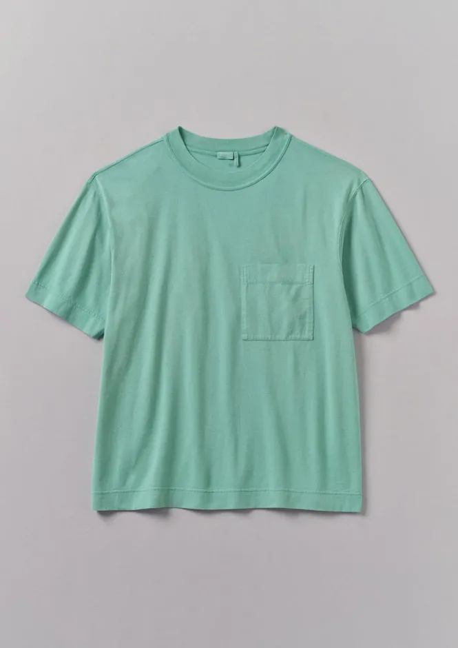 Tops & Tees-TOAST Reactive Dyed Organic Cotton Tee CeladonGreen