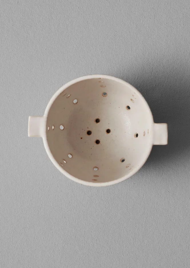 Ceramics|Kitchen-TOAST Rebecca Williams Berry Colander MatteWhite