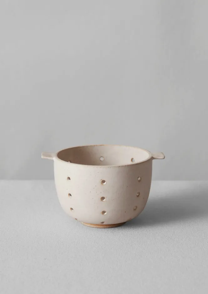 Ceramics|Kitchen-TOAST Rebecca Williams Berry Colander MatteWhite