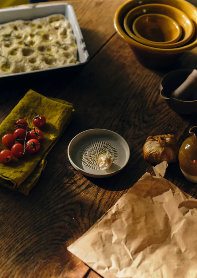 Ceramics|Kitchen-TOAST Rebecca Williams Garlic Grater MatteWhite