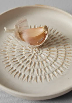 Ceramics|Kitchen-TOAST Rebecca Williams Garlic Grater MatteWhite